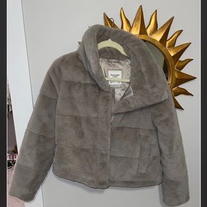Abercrombie and Fitch Faux Mini Puffer originally $160